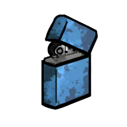 Blue Zippo Lighter